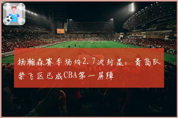 杨瀚森赛季场均2.7次封盖,青岛队禁飞区已成CBA第一屏障